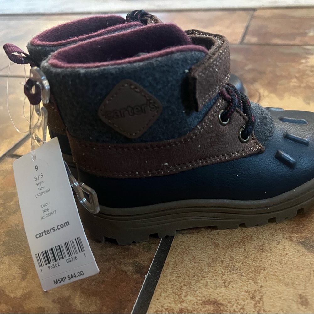 Carter's Kids' Brown and Navy Boots